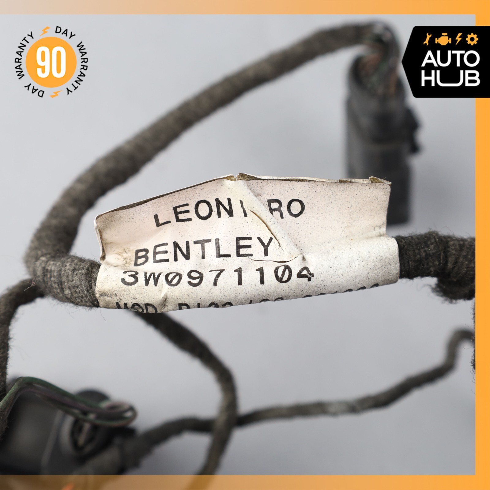 Bentley Continental GT GTC Rear Bumper Parking Sensor Wire Harness PDC OEM