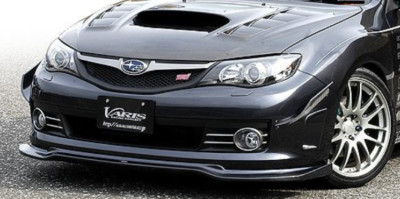 Varis Front Lip Spoiler for OEM Bumper for 2007-14 Subaru WRX STi [GRB] VASU-073
