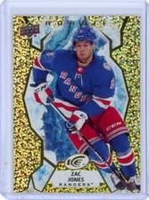 2021-22 Upper Deck Ice Zac Jones Rookie Gold Parallel - New York Rangers