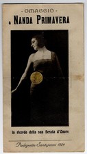 OMAGGIO A NANDA PRIMAVERA   1924