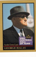 George Halas Chicago Bears Coach HOF Enor 55 Football Card 1991 Illinois