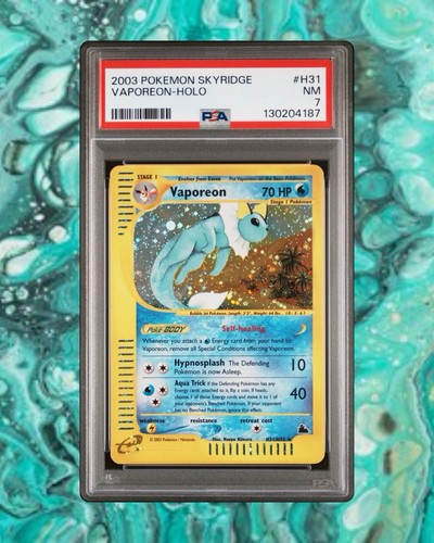 Vaporeon graded PSA 7 for sale on eBay