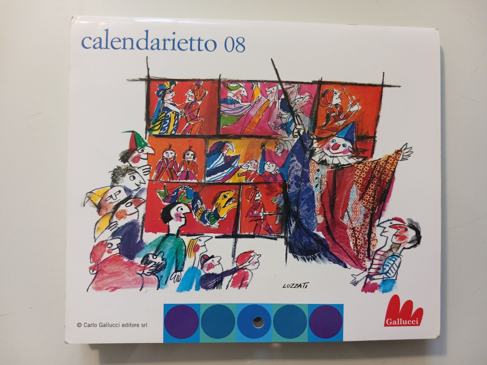 Calendarietto 08 - Libri per un anno LUZZATI, ALTAN ,PAOLI, ECC.