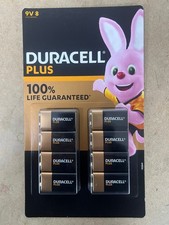 1/2/3/4/5/6/7/8 Duracell Plus - 9v Batteries