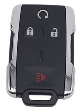 Replacement Key Fob Cover Case fit for Chevyado Colorado GMC Sierra Silver