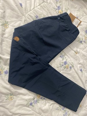 NWT Fjallraven ABISKO TRAIL STRETCH TROUSERS Men s W / Dark Navy US:32  EU:48