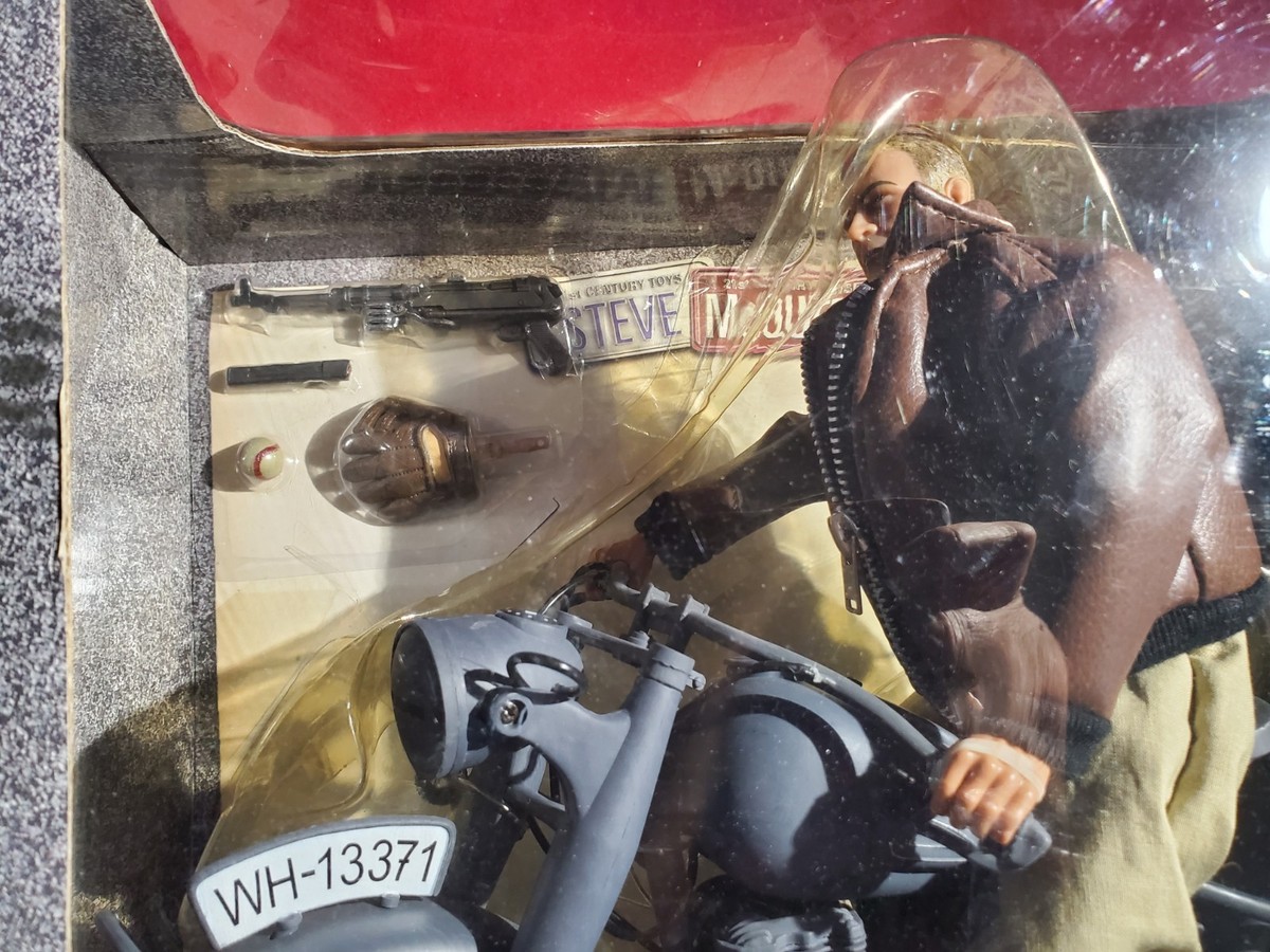 21st Century Toys Steve McQueen German WWII Motorcycle Great