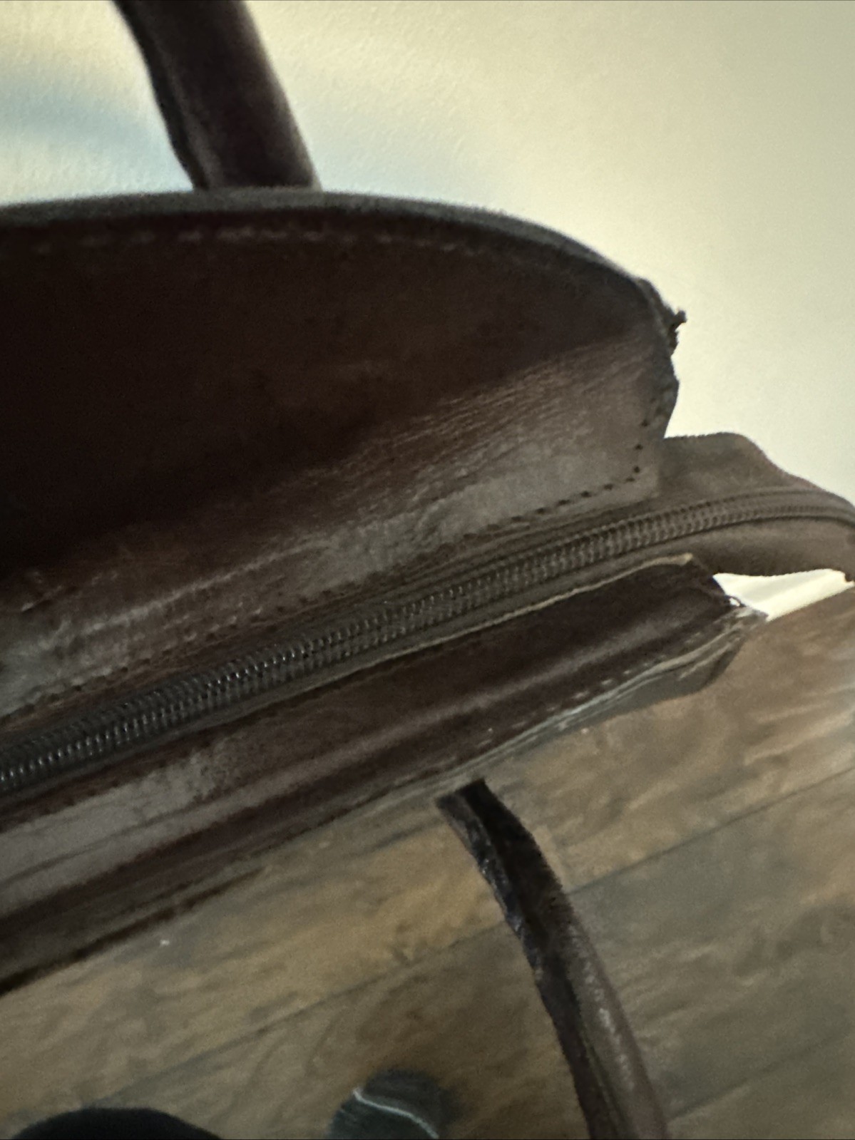 Vintage African Leather Python Snakeskin Shoulder… - image 10