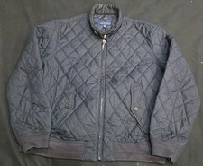 Polo Ralph Lauren Diamond Quilted Light Weight Blue Jacket Mens Size XL