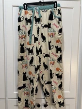 Lazy One Cat Nap Pajama Pant Bottom Size Medium
