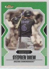 2007 Topps Finest Green Refractor 114/199 Stephen Drew #116 0c2