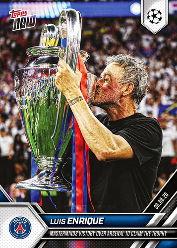Luis Enrique - 2025-26 UCL Topps NOW® - Card 139 - PR: 2130