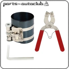 3" Piston Ring Compressor Tool Piston Ring Pliers with Safety Screw
