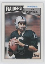1987 Topps Jim Plunkett #214 0e7i