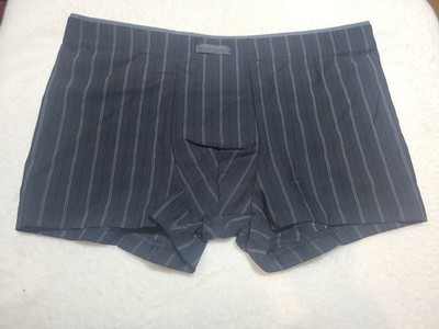 Bruno Banani 'You & Me' Boxer Short - Size M / 32in - Black / Grey Stripes - NWT