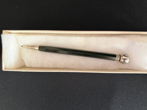 Vintage Bell System Telephone Rotary Dial Pencil  Black & Silver  KS8300