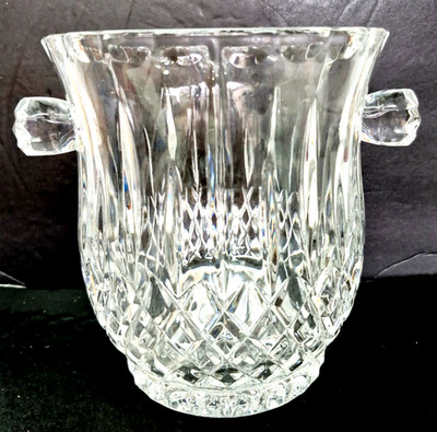 Gorham King Edward Full Lead Crystal Ice Bucket Made In Germany