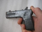 USSR Vintage Rare 1970s metal mechanical Toy Pistol  Soviet Kids