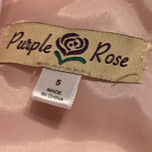 Girl’s Pink & White Floral Dressy Dress Size 5 Perfect 4 Flower Girl Item# 1496 - Picture 9 of 14