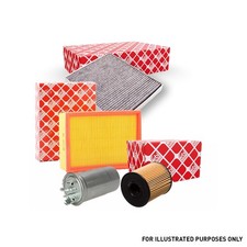 FEBI Oil + Air + Cabin + Fuel Filter Engine Service Kit Fits Renault Clio Kangoo