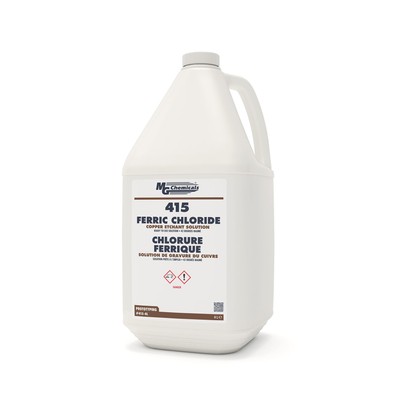 MG Chemicals Ferric Chloride Copper Etchant Solution, 4L Liquid Bottle