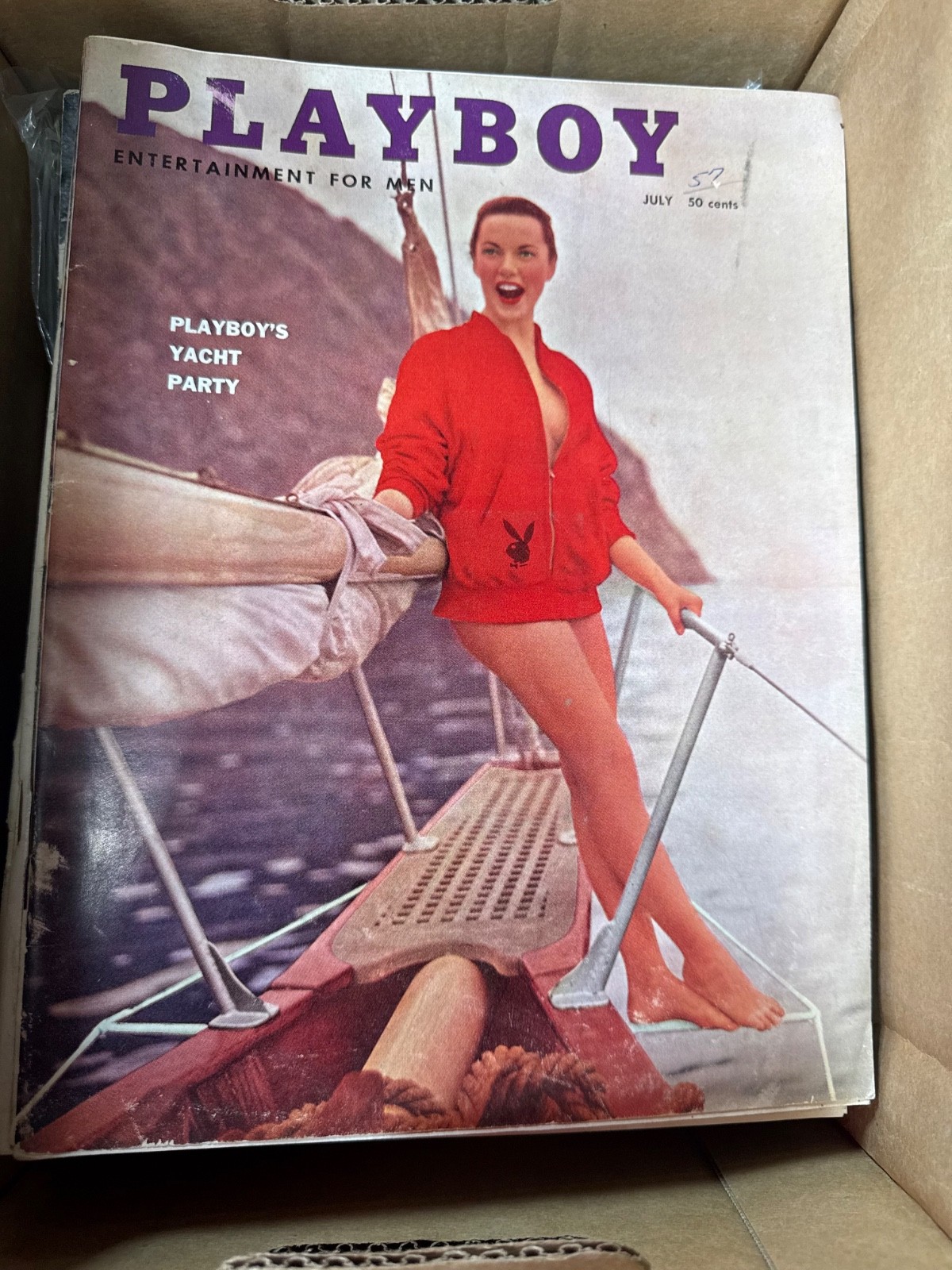 Playboy magazine, July 1957 very good condition