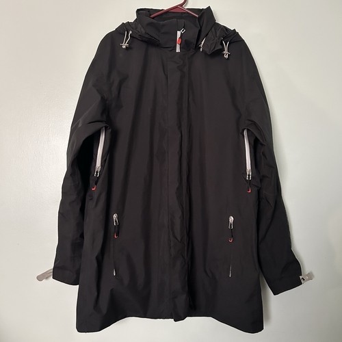 Zegna Size XXL Sport Tech Black iJacket Stereo System Coat, Wind Rain Resistant - Picture 1 of 24
