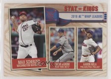 2019 Topps Big League Stat Kings Aaron Nola Max Scherzer Jacob deGrom #372 0v7
