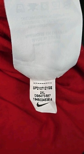 The Nike Tee T-Shirt Just Do It Logo, Herren Gr. 2XL Sport rot FB6473-687 - Bild 7 von 8