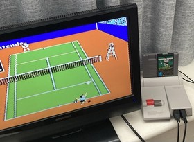 NES ~ TENNIS ~ Nintendo Game 3 Screw NES-GBR Game Cart Only Pal