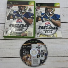 NCAA Football 2005 / Top Spin Combo (Xbox, 2004) CIB Complete W/ Manual