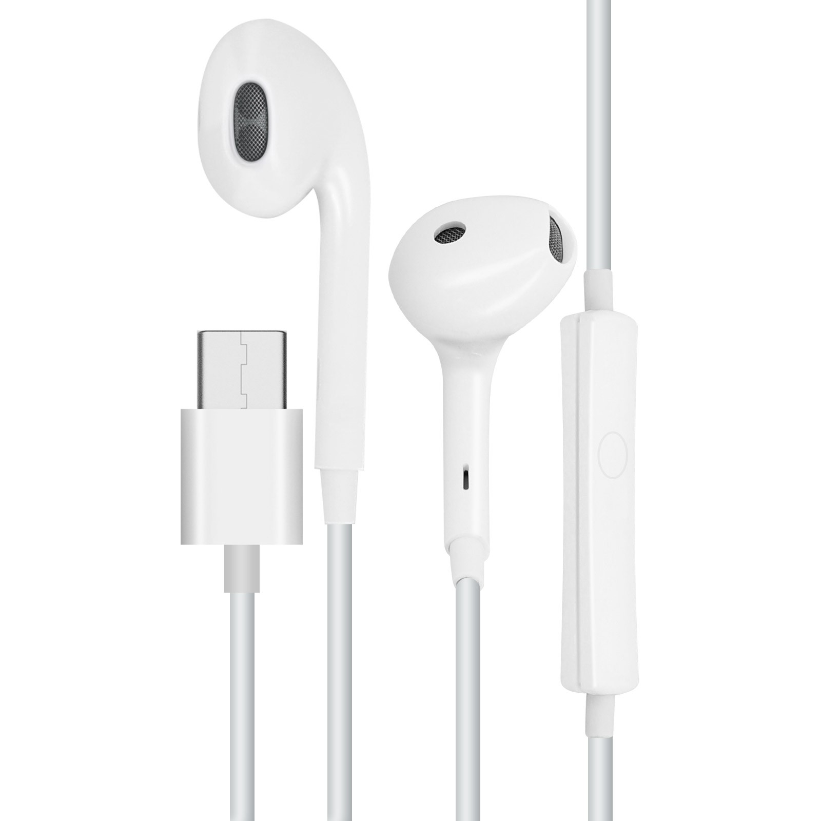 Écouteurs USB-C Oppo filaires avec microphone intégré et télécommande - 2