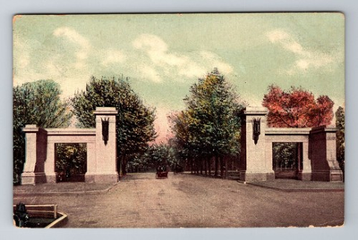 #ad Denver CO Colorado Public Park Entrance c1908 Antique Vintage Postcard $0.99