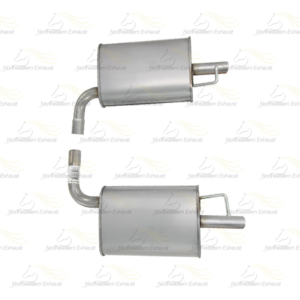 Stainless Steel Pair of Mufflers Exhaust Kit fits: 2013-2019 Ford Flex 3.5L