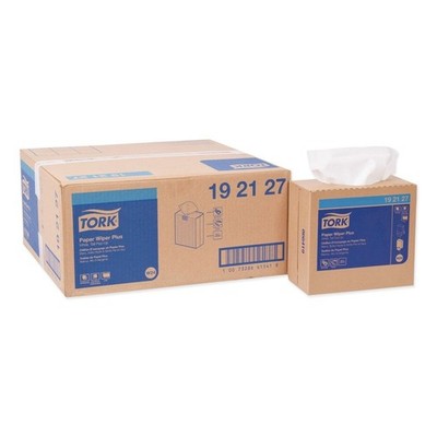TORK (8-Pack) Paper Wiper Plus 1-Ply 9.25''x16.25'' White 100 Sheets 192127