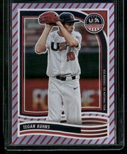 2024 Panini Stars & Stripes USA Baseball #84 Tegan Kuhns Stripes