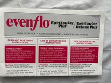 Evenflo Exersaucer Plus Instruction Booklet