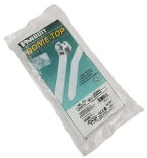 100 Panduit BT2S-C Cable Ties 8inch Stainless Steel Barb DOME-TOP 50lb NEW