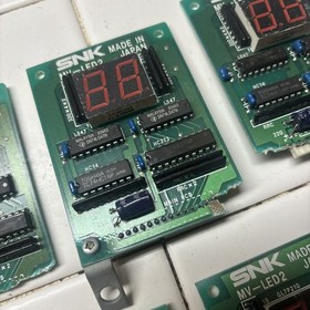 SNK MV-LED2 LOT Neo Geo MVS Credit Counters