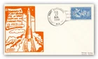Vanguard 2 launch cover PC 17.2.1959 - rare Goldey cachet - 15674