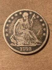 1842 O Seated Liberty Half Dollar - VG/F - As Shown! (#1522)