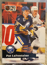 1991-92 Pro Set Pat LaFontaine #358 Buffalo Sabres