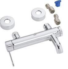 Bateria wannowo-prysznicowa Grohe cienna srebrny elegancki design