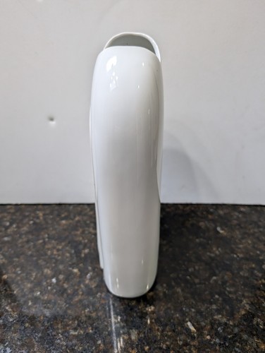 Vintage BAVARIA Gerold Porcelain Vase Western Germany No. 7862, White Midcentury - Picture 2 of 8