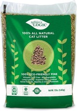 Nature's Logic 100 Natural Pine Pellet Cat Litter - Select Size, Green