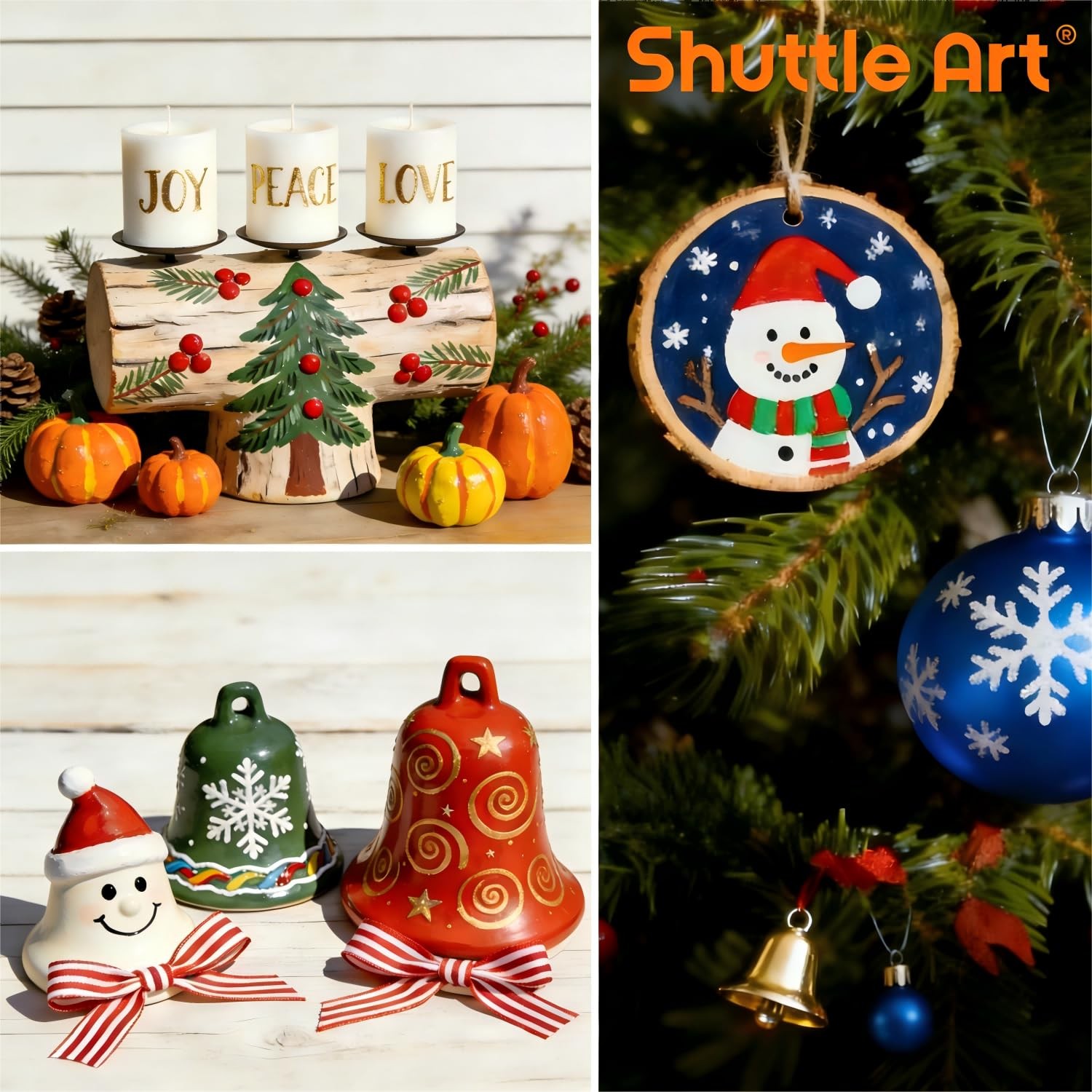 Best Shuttle Art Acrylic Paint Set, 36 Colors with Brushes & Palette, 2oz/60ml