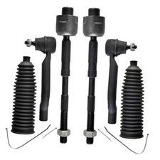- Front 6pc Tie Rods Kit for 08-13 Nissan Rogue, 14-15 Rogue Select, 4 Inner