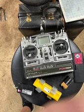 futaba pcm 1024 Transmitter  and receiver and two motors