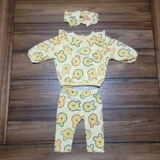3 Pc Winnie The Pooh Infant LS Top  Pants Set w/ Head Band - Size 0/3M