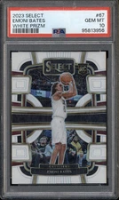 2023-24 Panini Select White Prizms #67 Emoni Bates RC Concourse /149 PSA 10